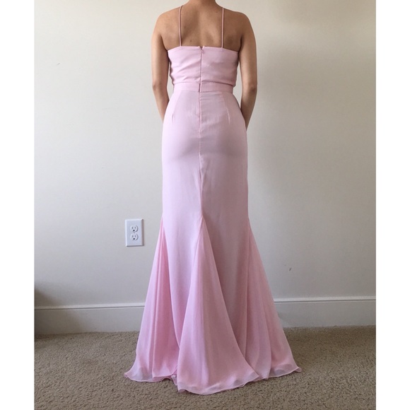 NWT ASOS | Trumpet Dress with Fluted Hem - Picture 4 of 8